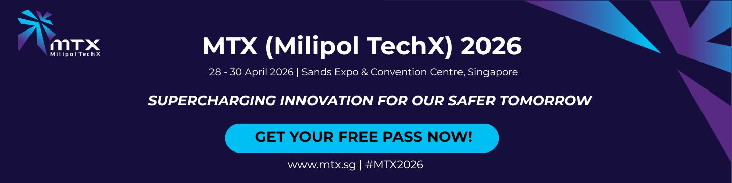 event banner for Milipol TechX 2026